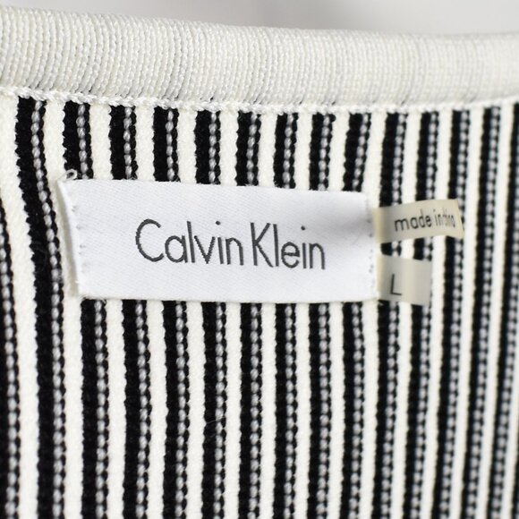 Calvin Klein Fit and Flare Knit Dress NEW - L - Picture 8 of 9